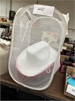 FOLDABLE LAUNDRY BASKET AND MISC. HATS