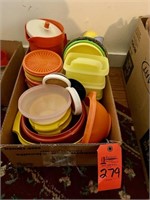 Box Lot Antique Tupperware