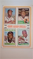 1974 TOPPS HANK AARON SPECIAL BASEBALL CARD BRAVES