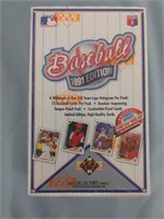 1991 Upper Deck MLB Collectors choice box: new