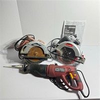 Corded Powered Saw Lot