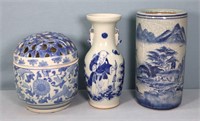 3pc. Decorative Asian Ceramics