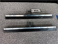 2 STAINLESS SQUEEGEES