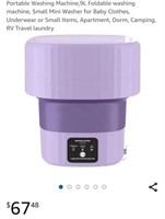9L Portable Washing Machine, Purple 

*appears