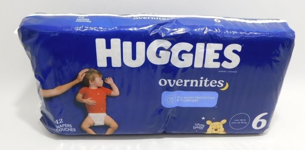 * 42 Size 6 Overnight Huggies