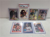 (7) Assorted Michael Jordan Card Lot