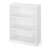 Mainstays Adjustable Bookshelf, 31” Height, White