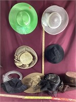 Assortment of ladies bonnets/hats
