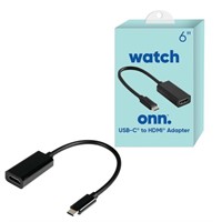 SR2069  onn. 6" USB-C to HDMI Adapter, Black