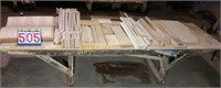 Work Bench-Wood-VINTAGE- 10'3"L x 3'4"W x 2'3"H-
