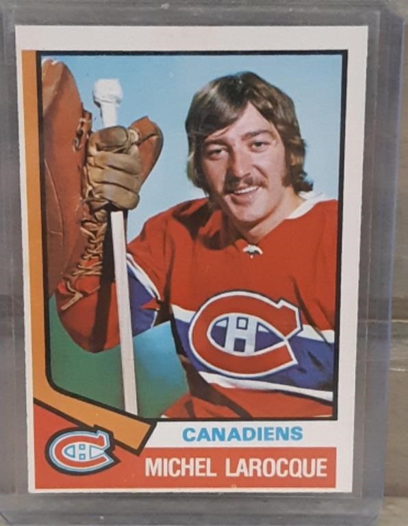 1975 Michel Larocque O-Pee-Chee hockey card