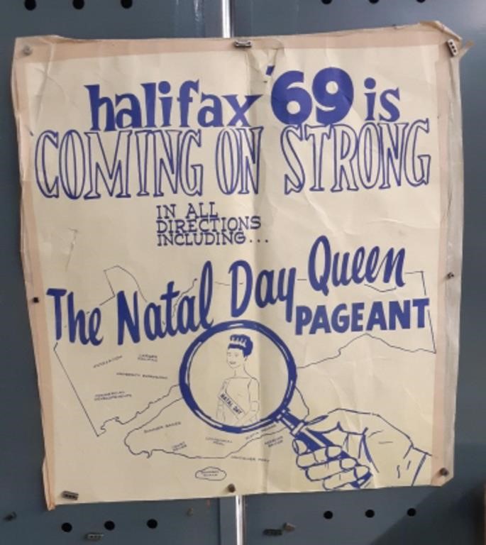 Original Halifax '69 Poster Queens Pageant