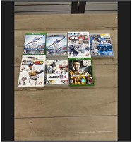 lot of sports games for Wii, Xbox, PlayStation