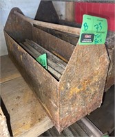 Metal Tool Box, 20x6x10in 
*contents of tool box