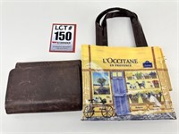 Leather Wallet and L'Occitane Bag