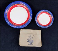 Disney World 2000 Celebration Plates And Napkins