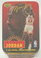 1996 Michael Jordan Metal Cards Sealed