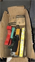 Box of Staple Guns and Staples