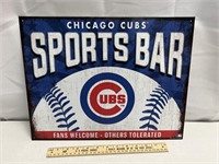 Chicago Cubs Tin Sign