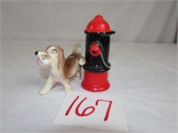Fire Hydrant & Dog S&P Shakers