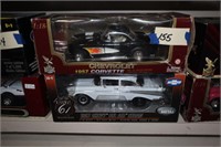 Die Cast Cars- '57 Corvette & '57 Bel Air