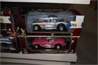 2 Die Cast Cars--'57 Corvettes