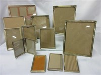 Assorted Metal Picture Frames