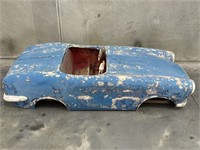 1950s Blue Fibreglass Carnival / Carousel Car on