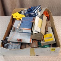 Lot of Assorted Model Buildings, Parts, etc