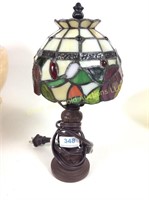 Tiffany Style Stained Glass Lamp with box