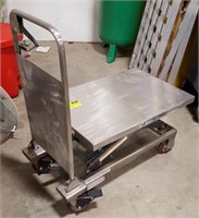 Stainless Hydraulic Lift Cart