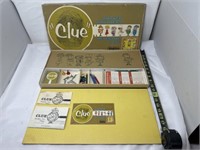 1963 Clue Board Game