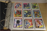 1990 MARVEL CARDS SET IN BINDER WITH SLEEVES