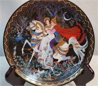Hand Painted Thai Plate "The Exile"