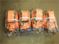 4 New/Unused 2" X 27' 5T Ratchet Tie Downs