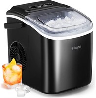 Silonn Countertop Ice Maker, 9 Cubes Ready in 6 M