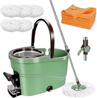 ZNM Spin Mop and Bucket with Wringer Set, 360 Spi