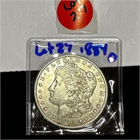 1884 - O Morgan Silver $ Coin