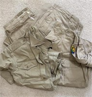 Military shirts and pants