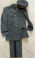 US Army military suit and hat