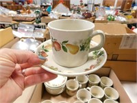 Wedgwood Quince Cups & Saucers