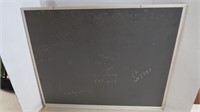 Metal Chalkboard