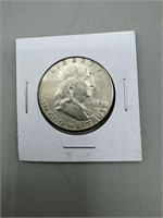 1964 Silver Franklin Half Dollar ;