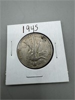 1945 Silver Walking Liberty Half Dollar ;