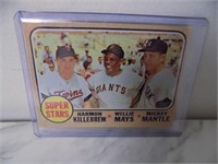 1968 Topps Superstars Killebrew/Mays/Mantle #490RP