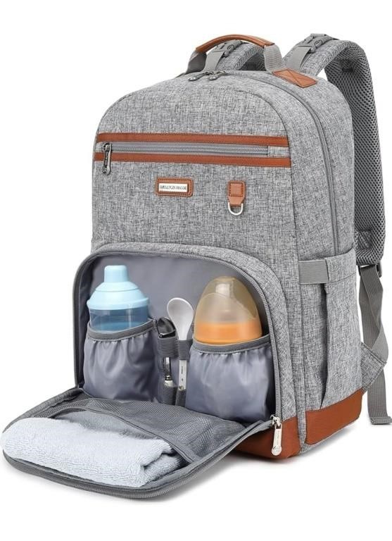 Diaper Bag Backpack with USB Charger