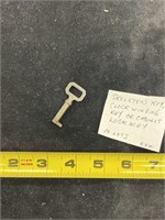 Skeleton Key Clock Winding Key or Cabinet Lock Key