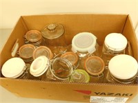 Bottles With Sealing Lids - Various Sizes