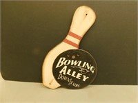 Wooden Bowling Alley Sign - 9 x 15