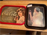 Coca-Cola serving trays